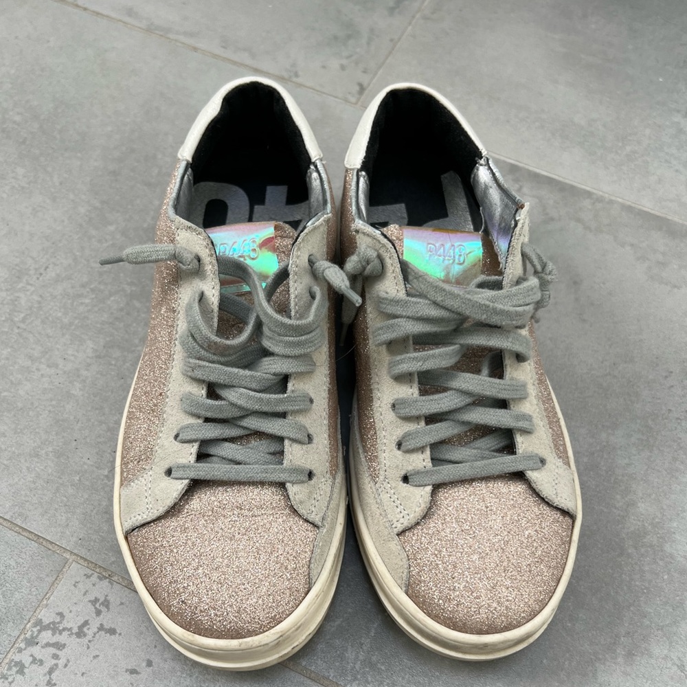 GUC P448 Glitter John Shoes Size 36 Womens 6.5